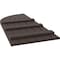 Ekena Millwork Americraft 6-Board (3 Batten) Wood Joined Board-n-Batten Shutters w/ Arch Top, ARW401BQ621X77TBH, PR ARW401BQ621X77TBH - alternate 9